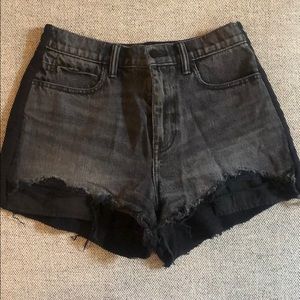 Alexander Wang Denim and sweat short